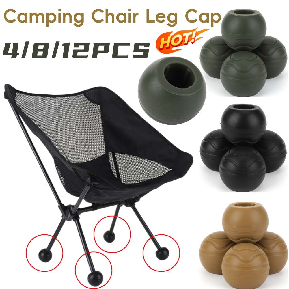 Outdoor Furniture Legs - 4Pcs Stabilizing Rubber Ball Feet Shock