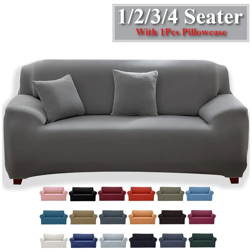 Outdoor Furniture L Shape - Solid Color Sofa Covers for Living