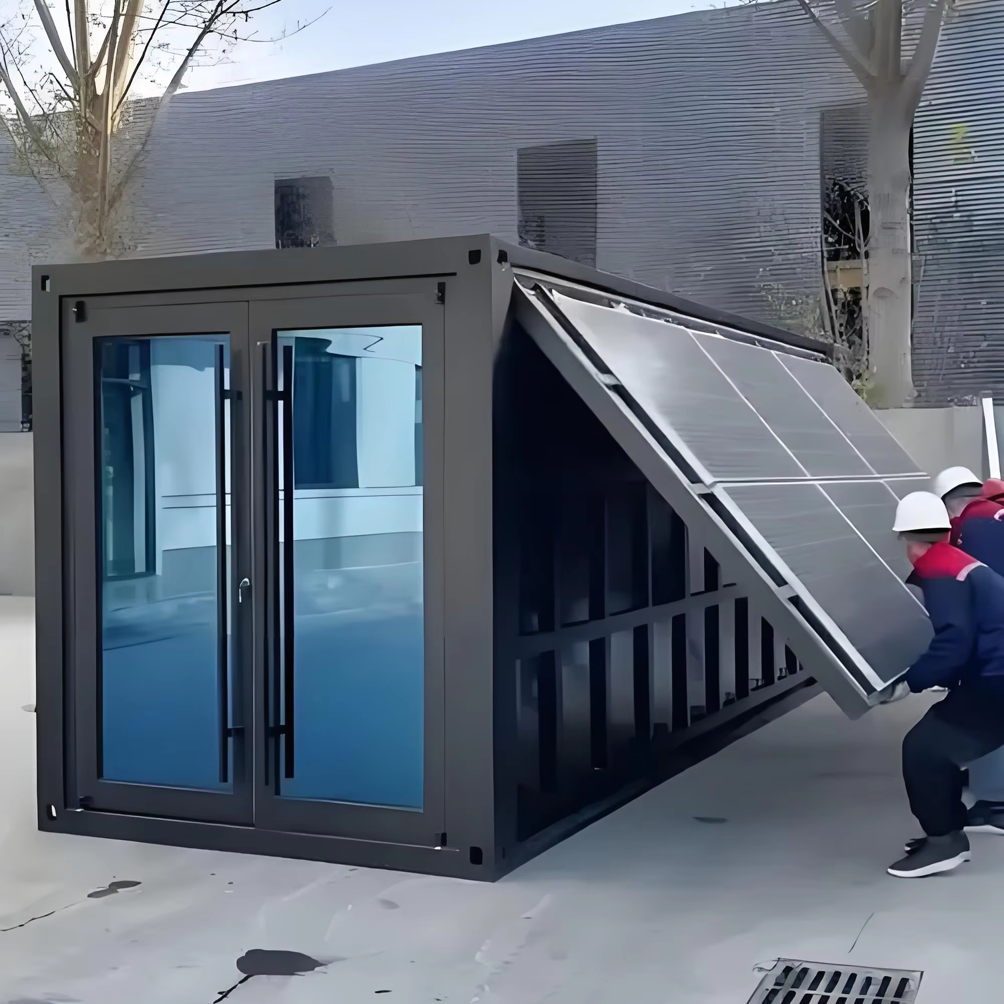 Outdoor Furniture For Patio - Retractable Weatherproof Patio Enclosure with Solar