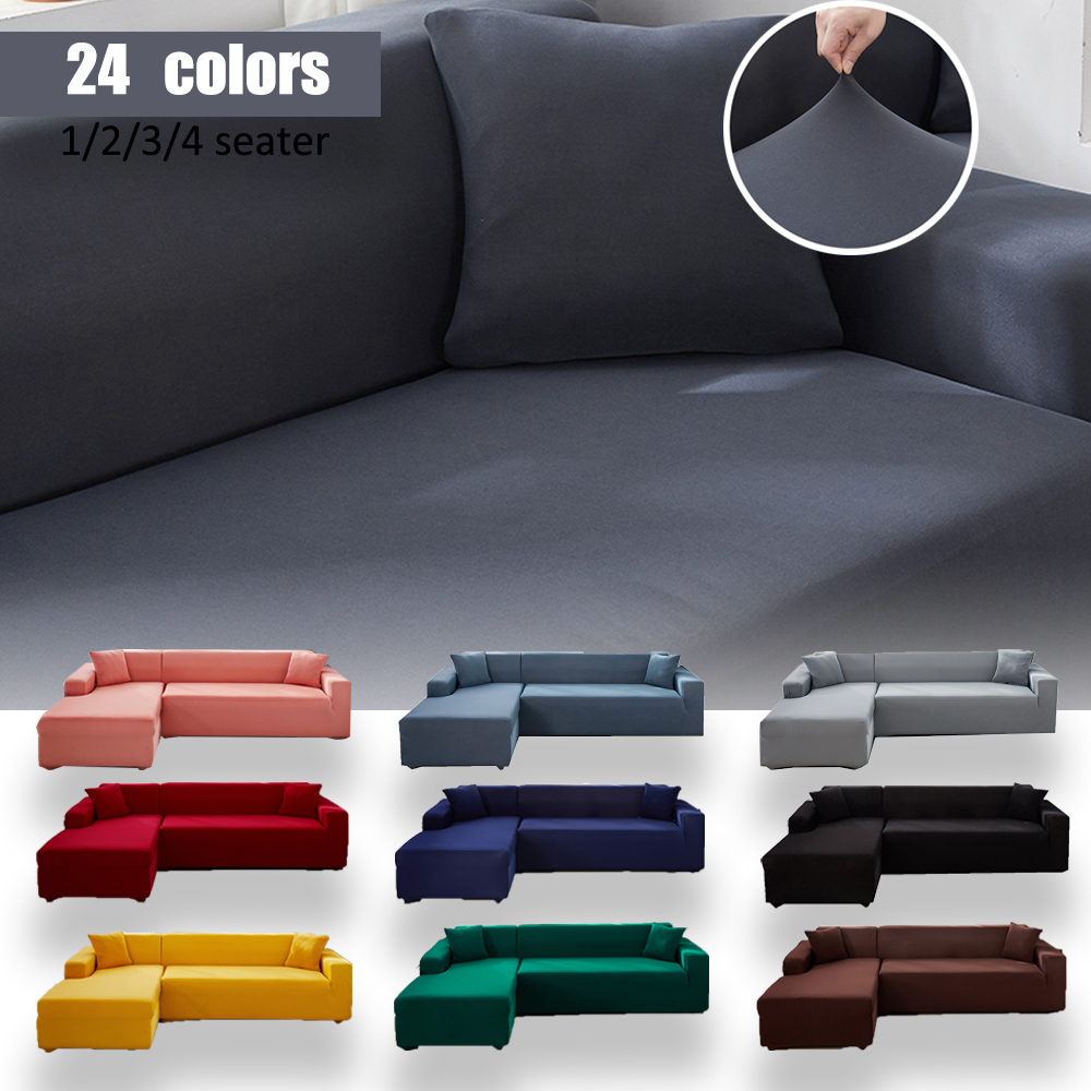 Outdoor Furniture L Shape - Dark Gray Sofa Covers for Living