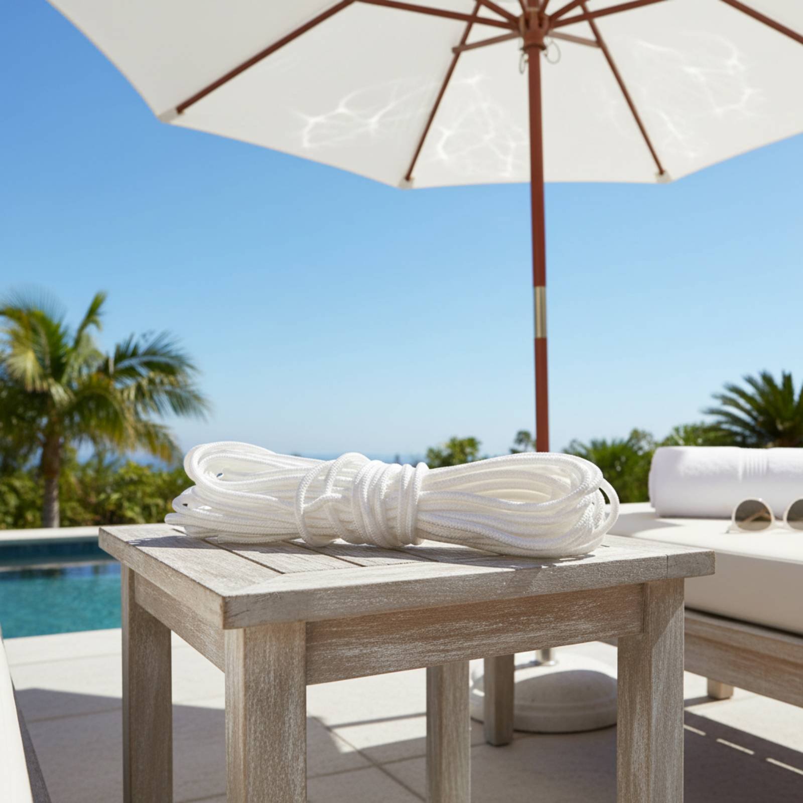 Outdoor Furniture For Patio - Roman Umbrella Pull Rope Wear-Resistant Patio