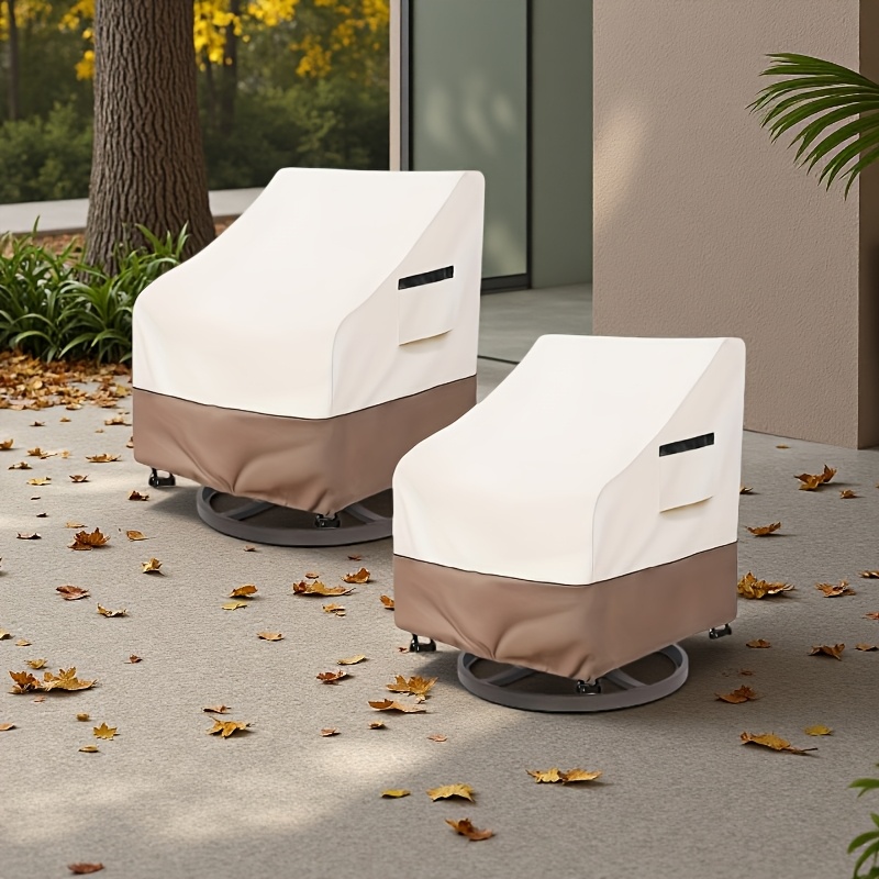 Outdoor Furniture For Patio - MARIIS Outdoor Swivel Chair Cover Set