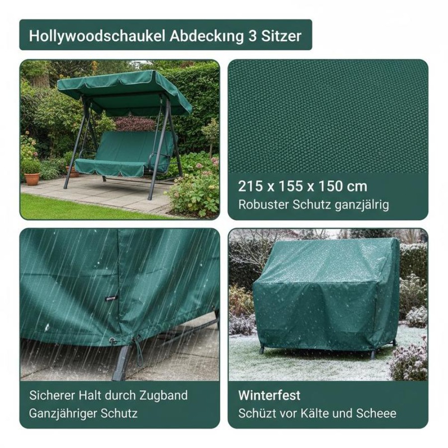 Patio 3 Seater Swing Chair Ben – Outdoor Furniture Protector recenzja i cena