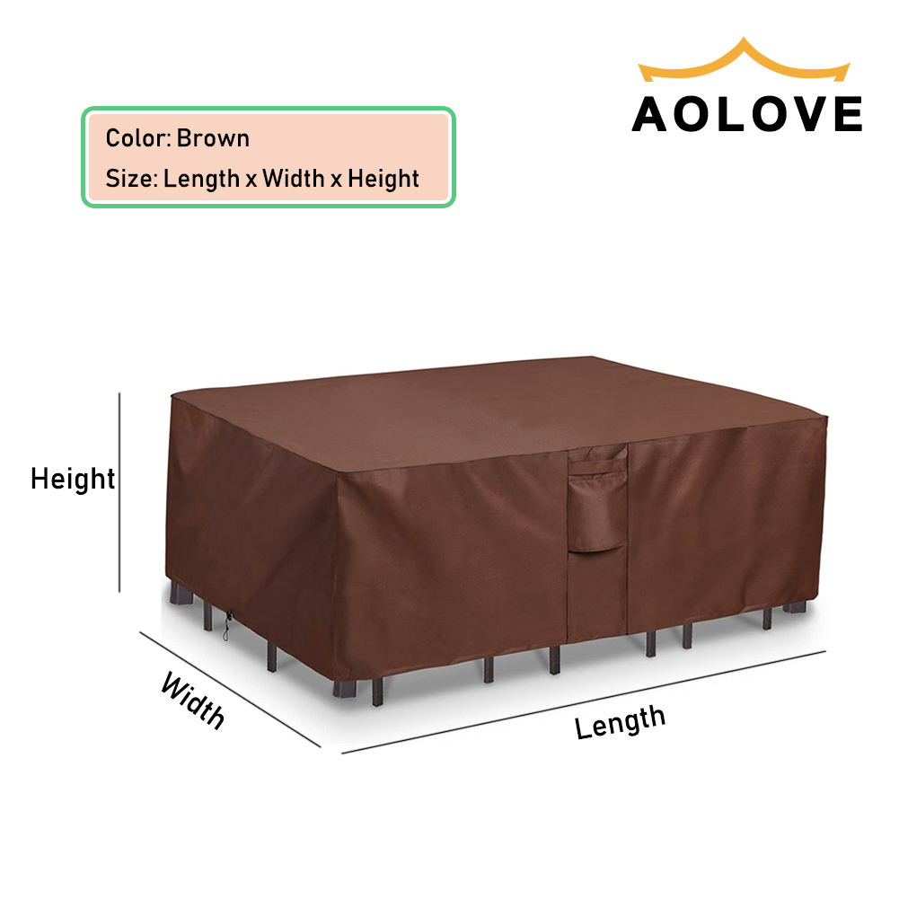 Brown 420D HEAVY DUTY Outdoor  – Outdoor Furniture Protector recenzja i cena