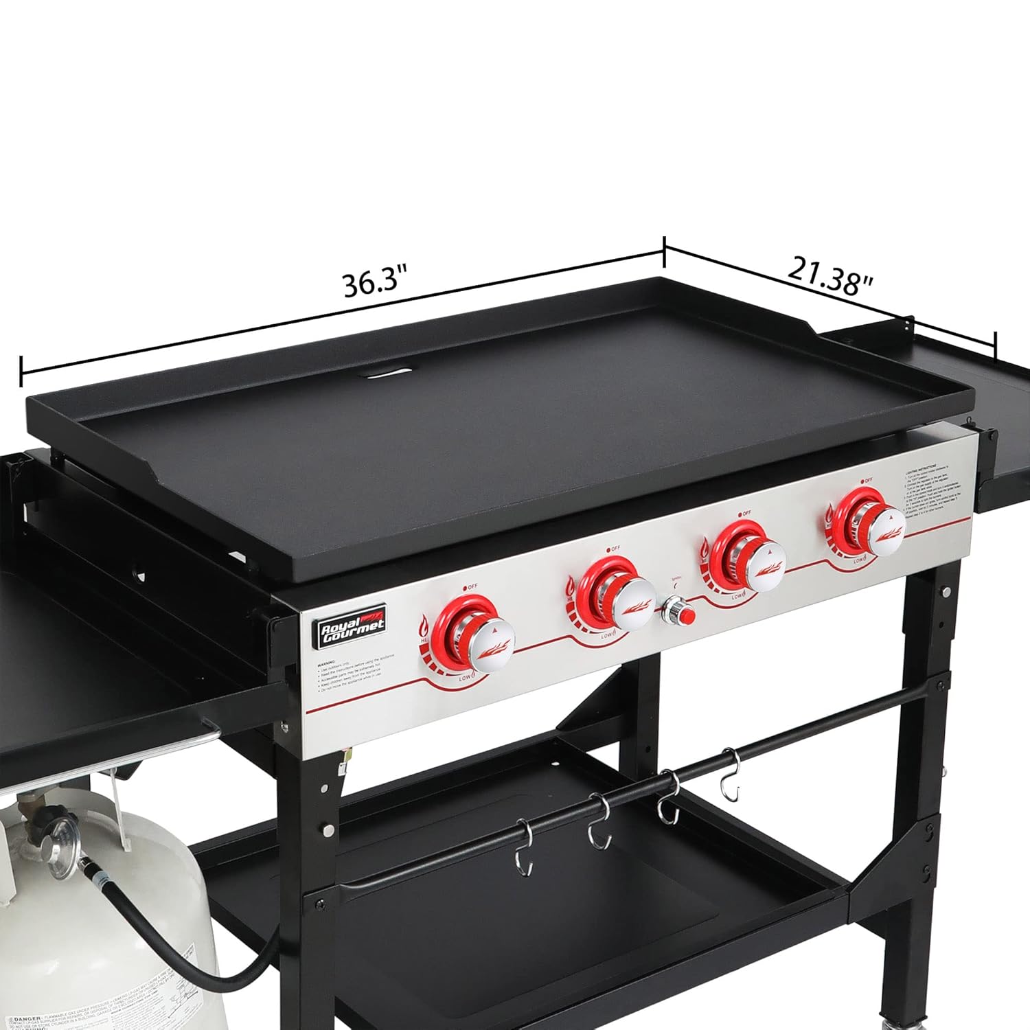 4-Burner 36in Propane Gas Grid – Outdoor Furniture Legs recenzja i cena