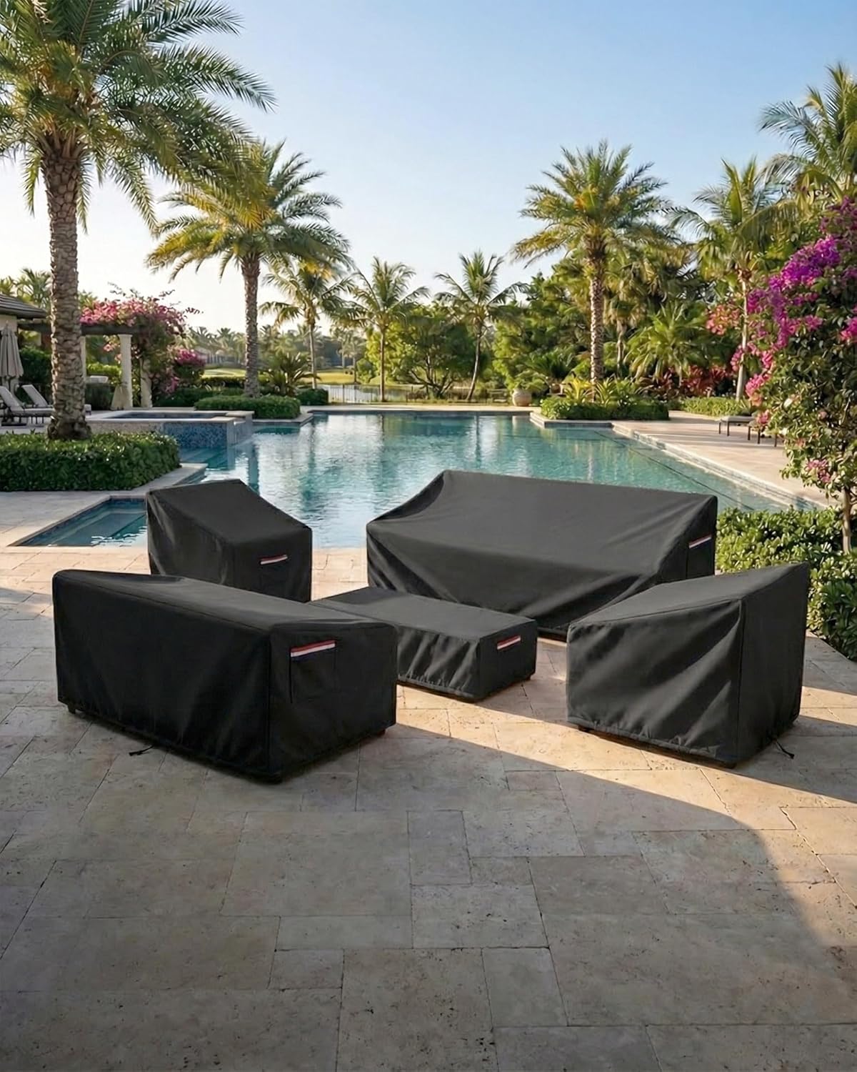 4-Piece Patio Furniture Cover  – Outdoor Furniture Heavy Duty recenzja i cena