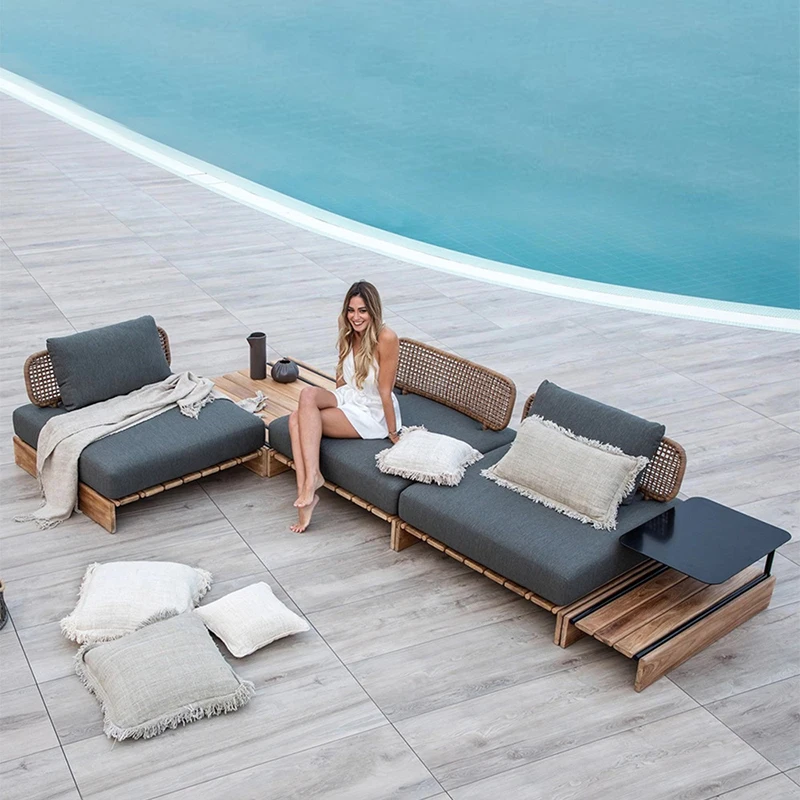 #Garden Teak Outdoor Sectional – Outdoor Furniture L Shape recenzja i cena