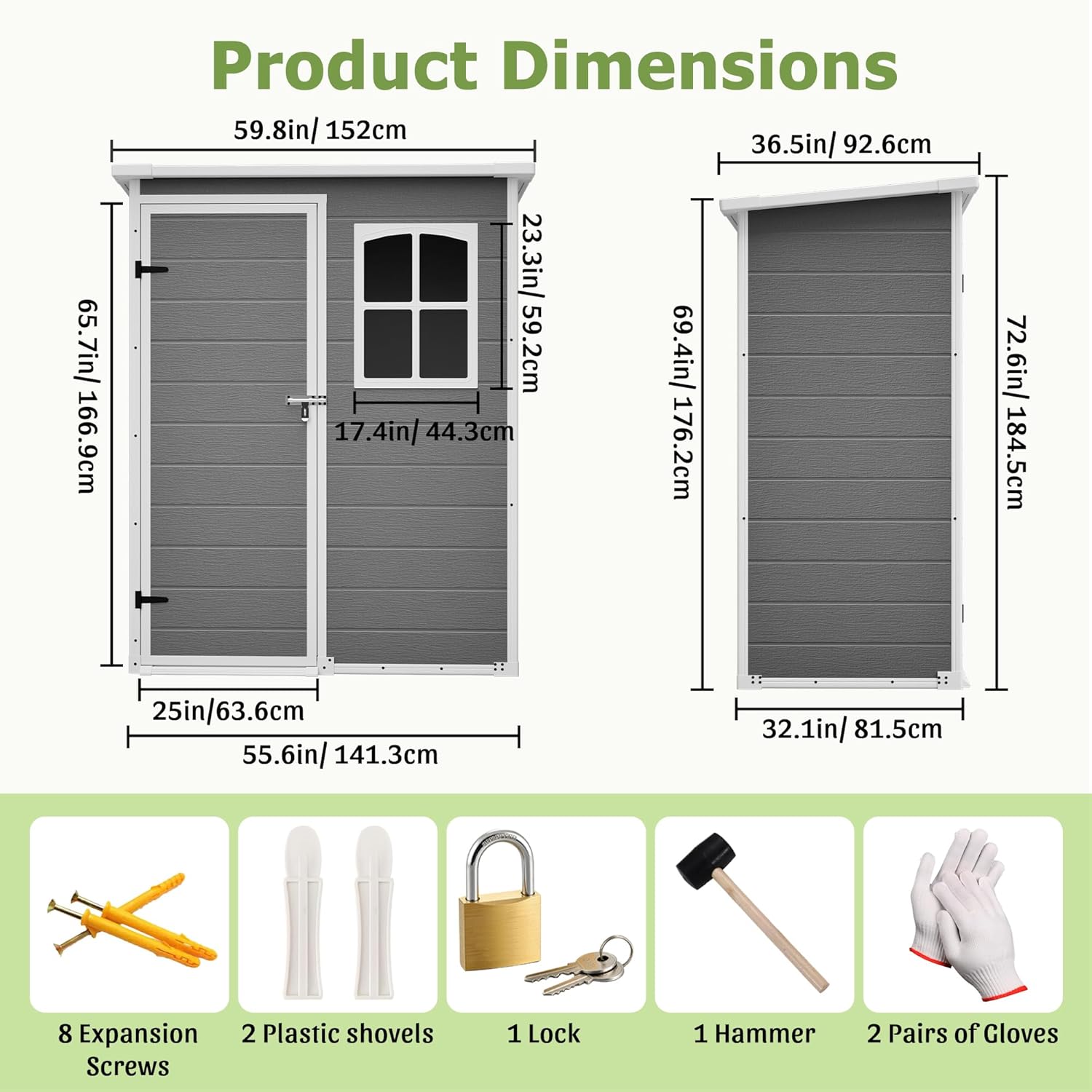 Resin Outdoor Storage Shed Kit – Outdoor Furniture For Patio recenzja i cena