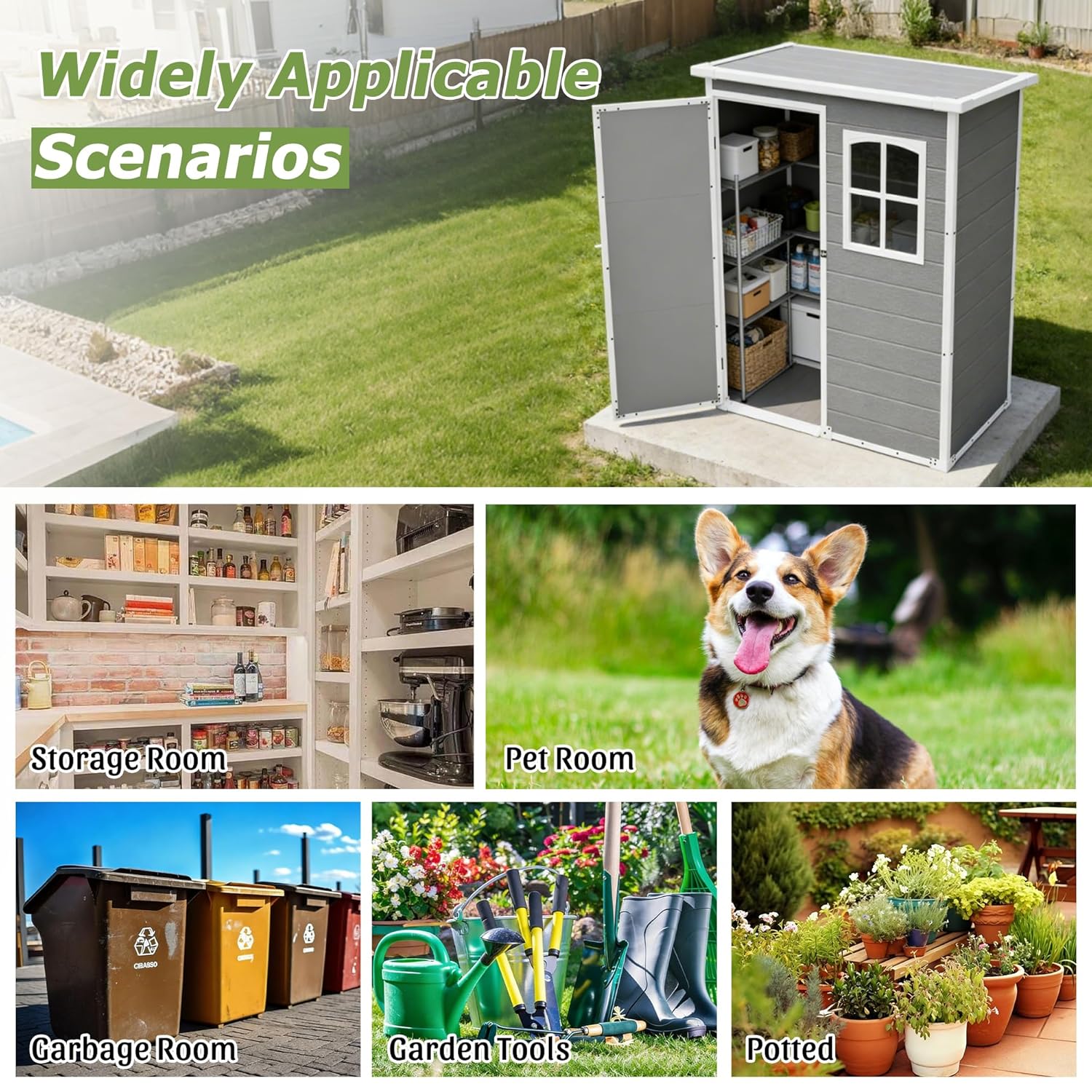 Resin Outdoor Storage Shed Kit – Outdoor Furniture For Patio recenzja i cena