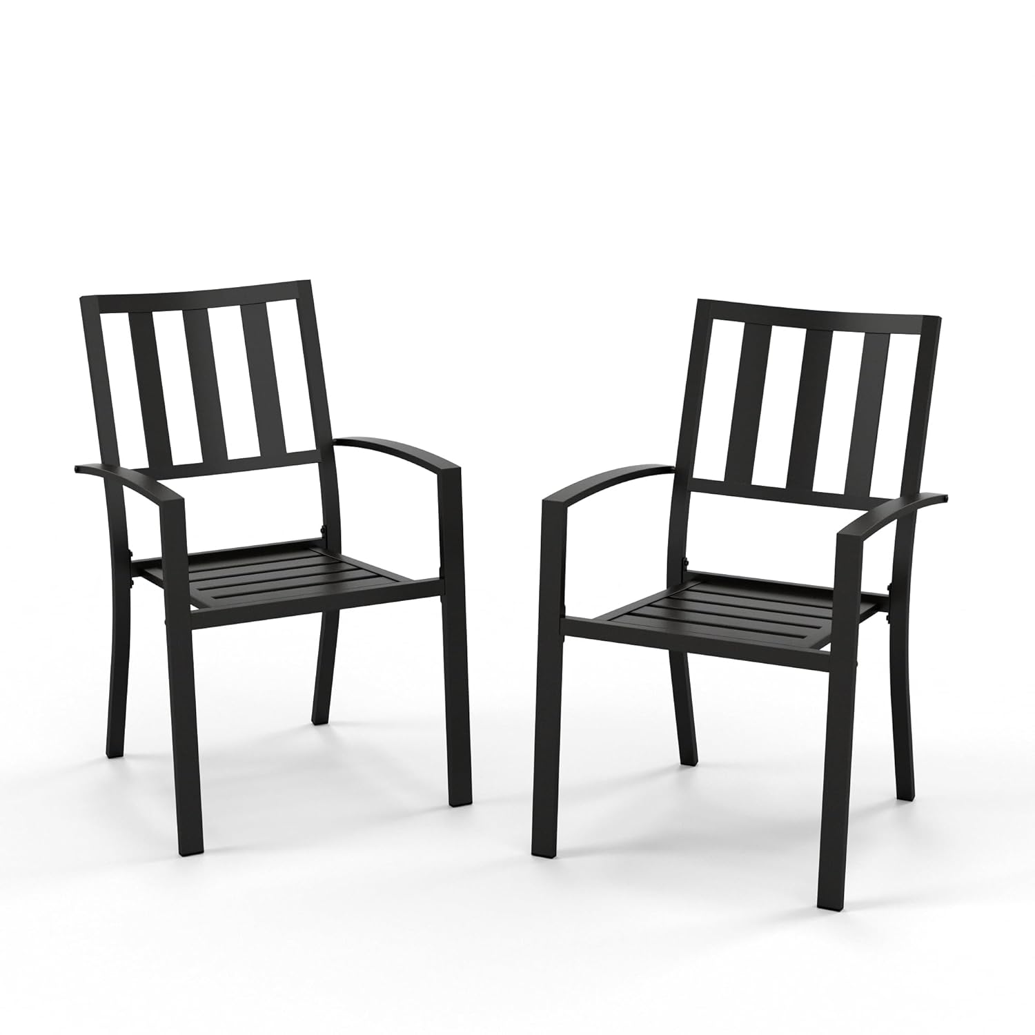 2-Pack Stackable Wrought-Iron  – Outdoor Furniture Iron recenzja i cena
