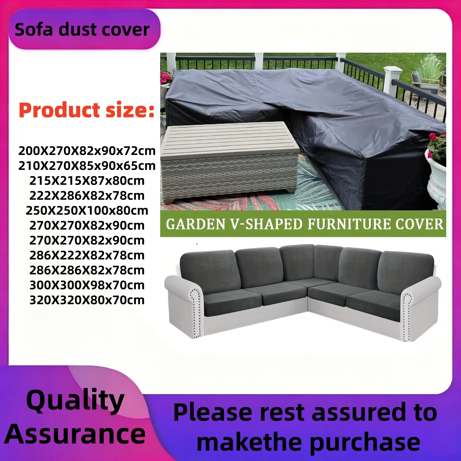 eavy-Duty Outdoor V-Shaped Fur – Outdoor Furniture Protector recenzja i cena