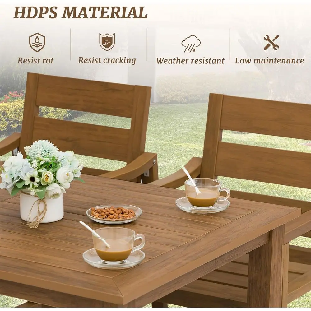 5-Piece Outdoor Dining Set, Pa – Outdoor Furniture Oil recenzja i cena