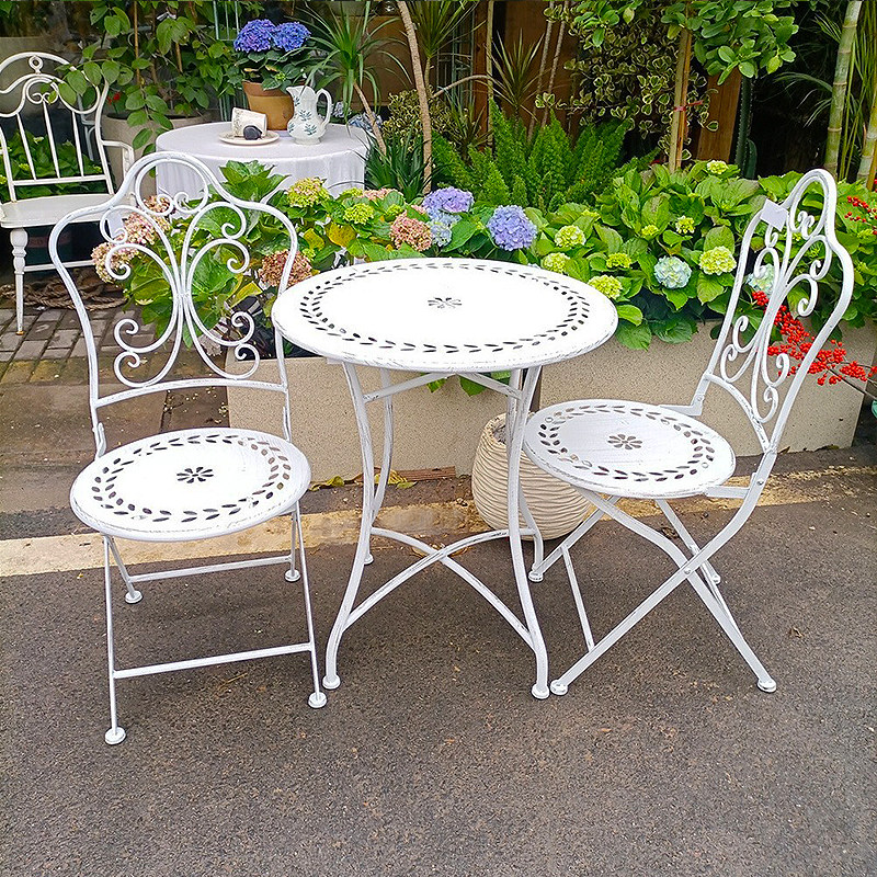 French Country Iron Table and  – Outdoor Furniture Iron recenzja i cena