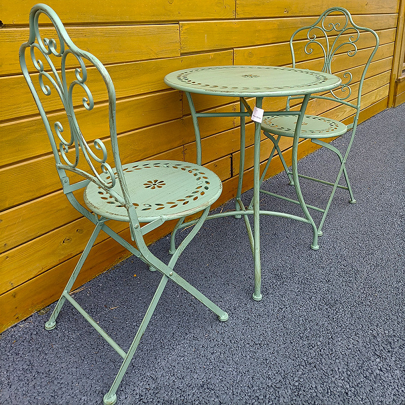French Country Iron Table and  – Outdoor Furniture Iron recenzja i cena