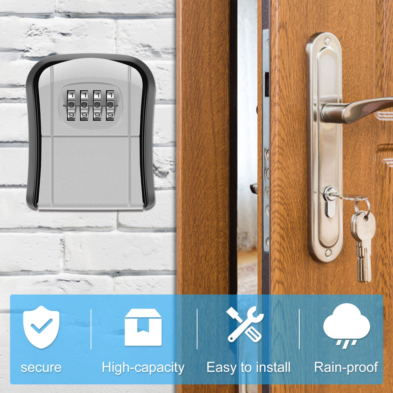 Key Safe Box for Outside Wall  – Outdoor Furniture Warehouse recenzja i cena