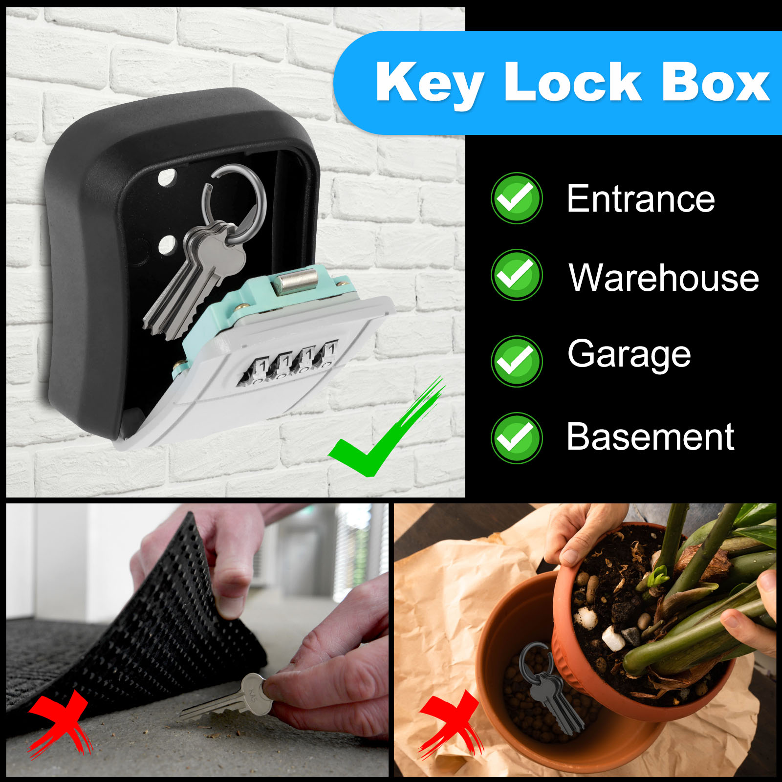 Key Safe Box for Outside Wall  – Outdoor Furniture Warehouse recenzja i cena
