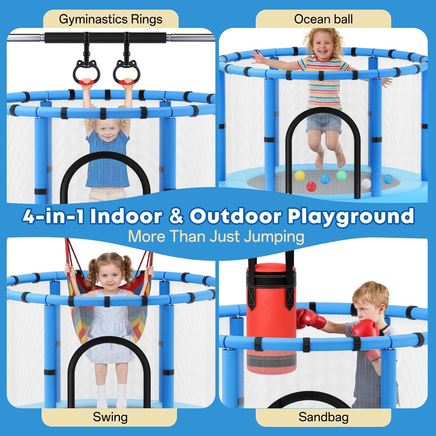 Toddler Trampoline,Trampoline  – Outdoor Furniture For Patio recenzja i cena