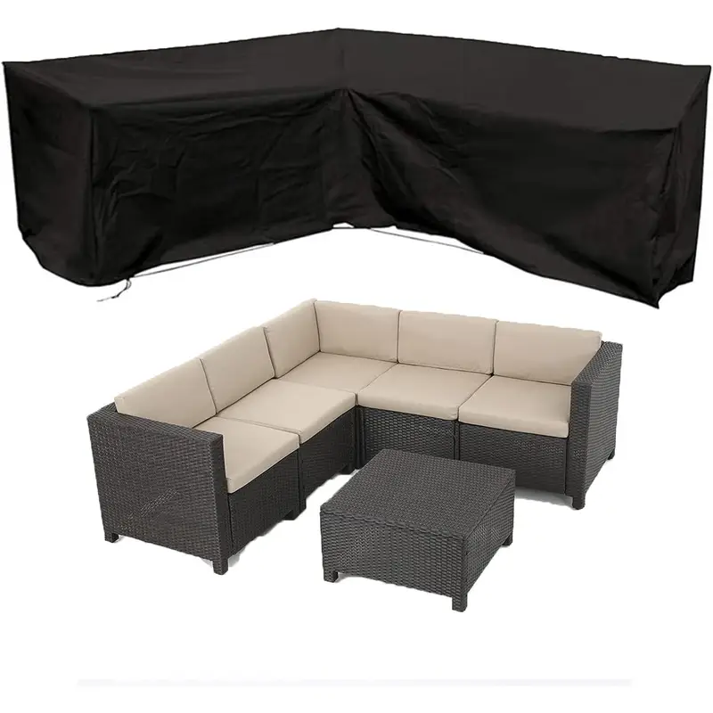 Anti-UV L-shaped Outdoor Sofa  – Outdoor Furniture Protector recenzja i cena