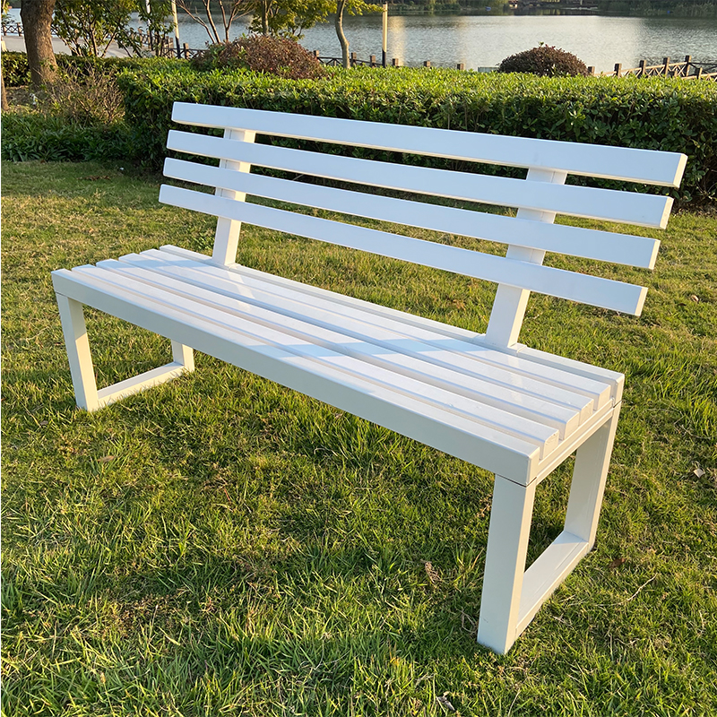 Internet celebrity White bench – Outdoor Furniture Iron recenzja i cena