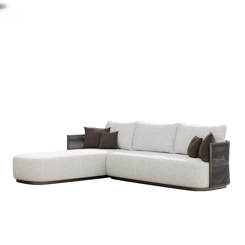 Patio Set Garden Pool Rope Mod – Outdoor Furniture L Shape recenzja i cena