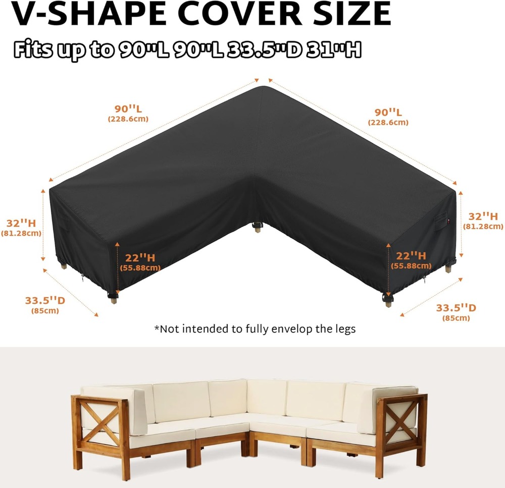 Waterproof 600D Heavy Duty L-S – Outdoor Furniture L Shape recenzja i cena