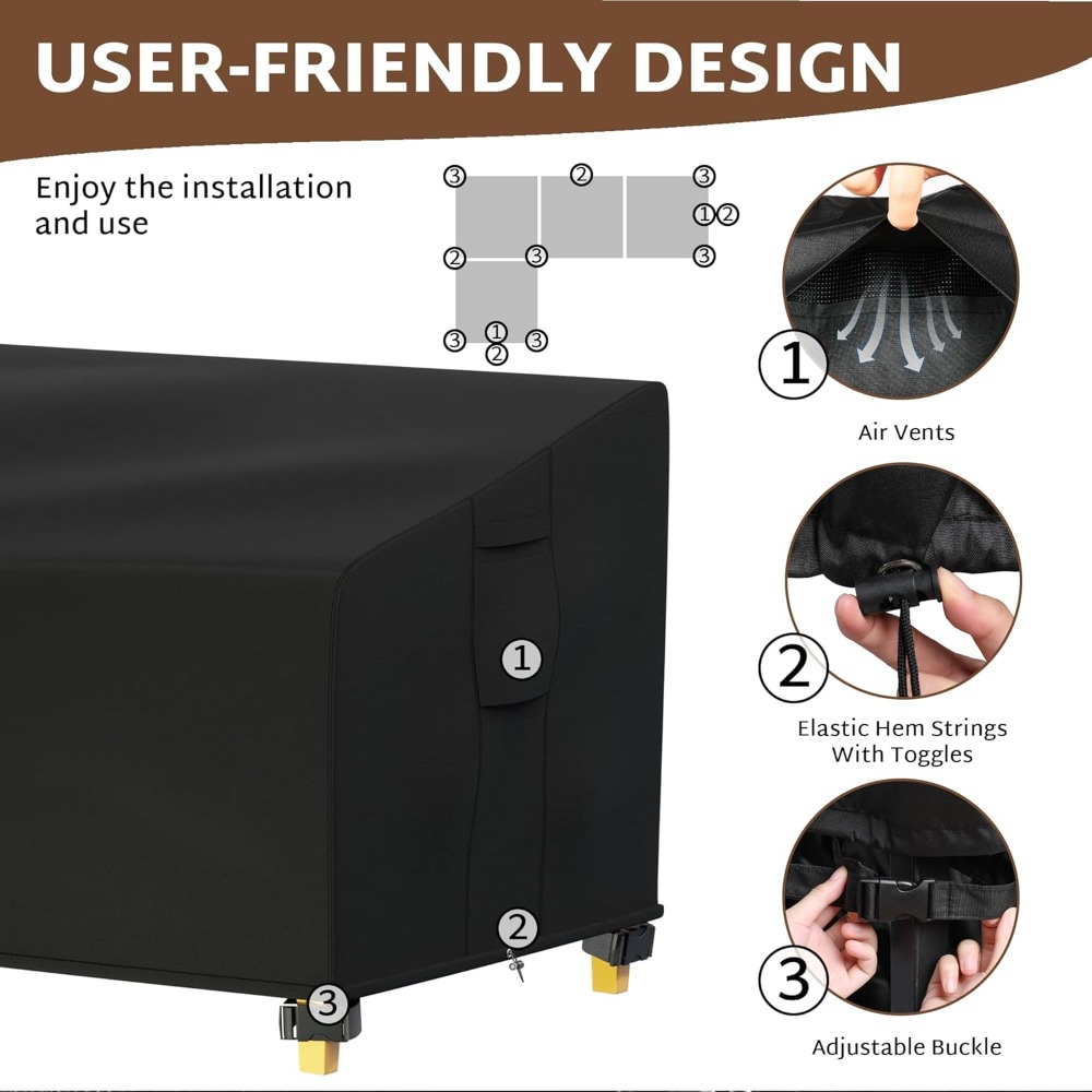 Waterproof 600D Heavy Duty L-S – Outdoor Furniture L Shape recenzja i cena