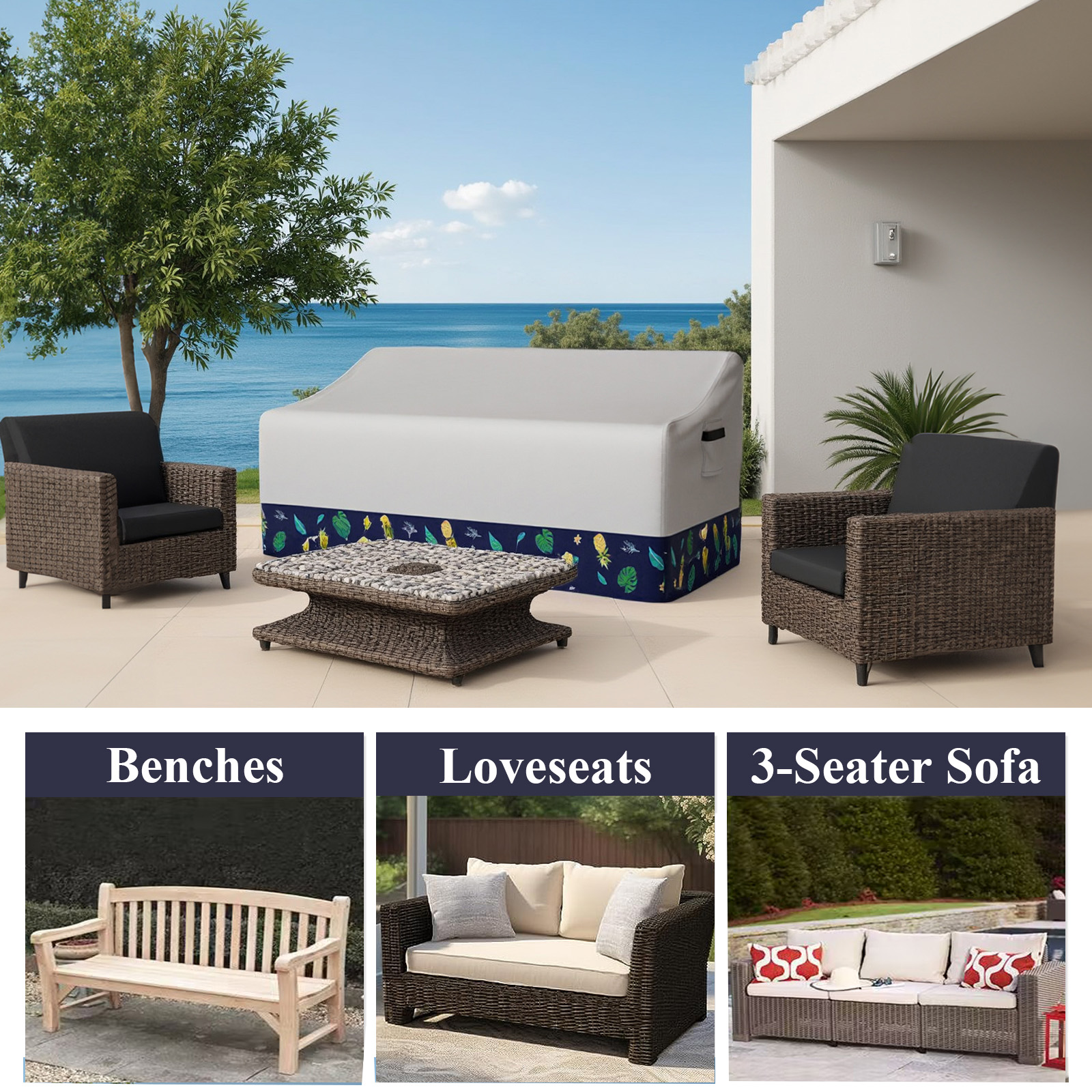 Outdoor Sofa Cover Waterproof  – Outdoor Furniture Protector recenzja i cena