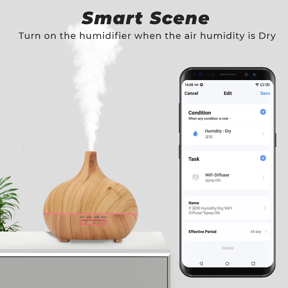 Tuya WiFi Smart Air Humidifier – Outdoor Furniture Oil recenzja i cena