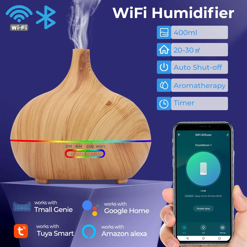 Tuya WiFi Smart Air Humidifier – Outdoor Furniture Oil recenzja i cena