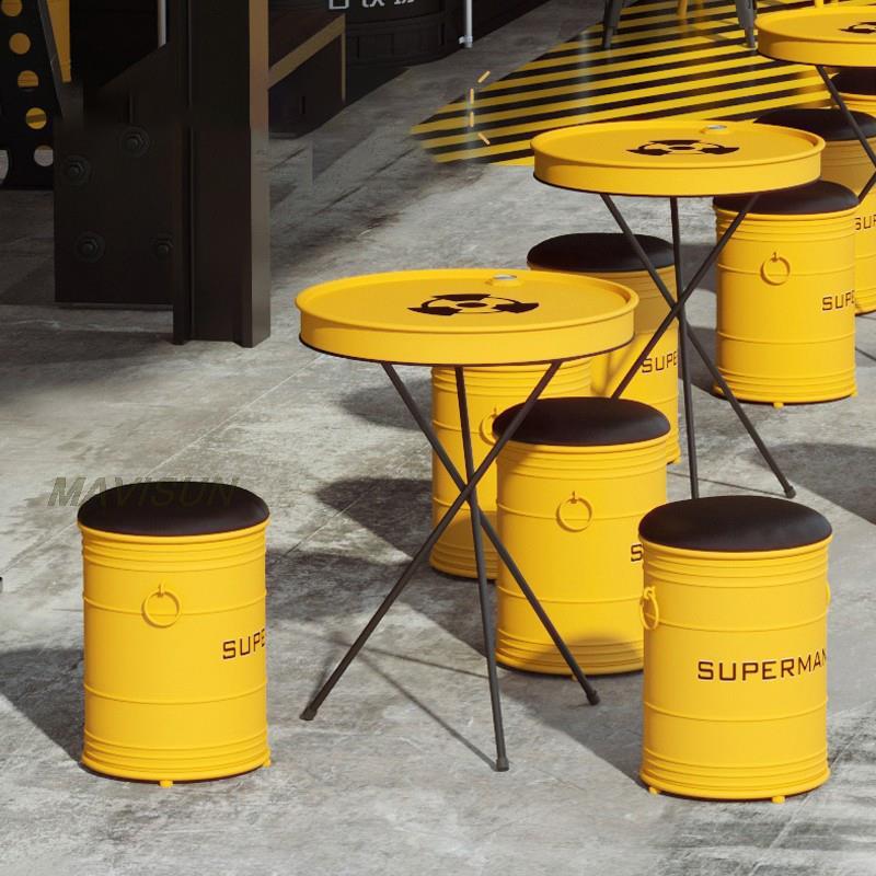 Creative Wrought Iron Oil Drum – Outdoor Furniture Oil recenzja i cena