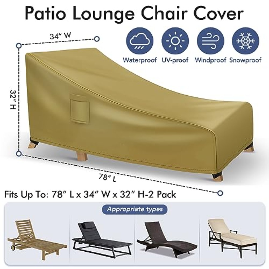Chaise Lounge Covers Outdoor W – Outdoor Furniture Heavy Duty recenzja i cena